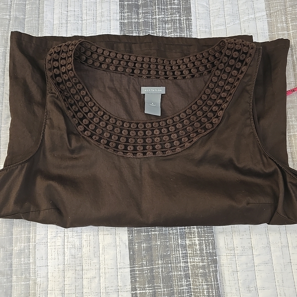 Brown Ann Taylor Women's Top